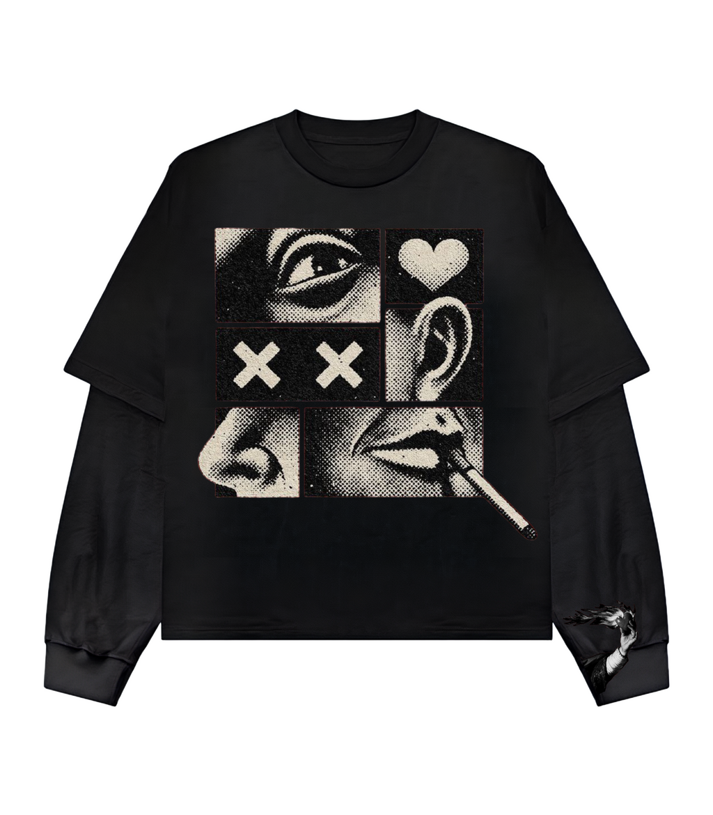 THE FRAGMENT — Portrait Double-Layer Tee