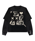THE FRAGMENT — Portrait Double-Layer Tee
