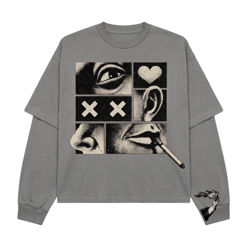 THE FRAGMENT — Portrait Double-Layer Tee
