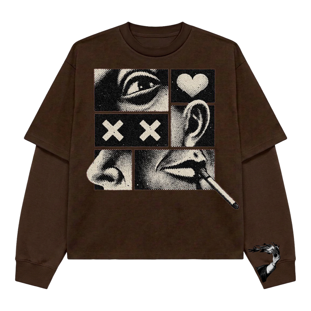 THE FRAGMENT — Portrait Double-Layer Tee