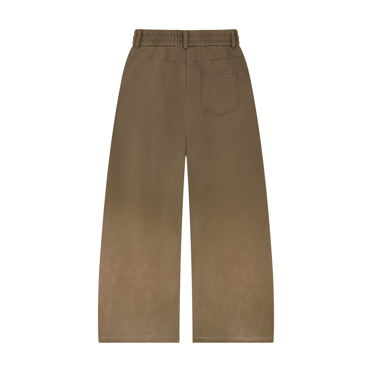 Sun Faded Paneled Barrel-Leg Sweatpants