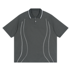 210 GSM Raglan Piping Polo Shirt (U)