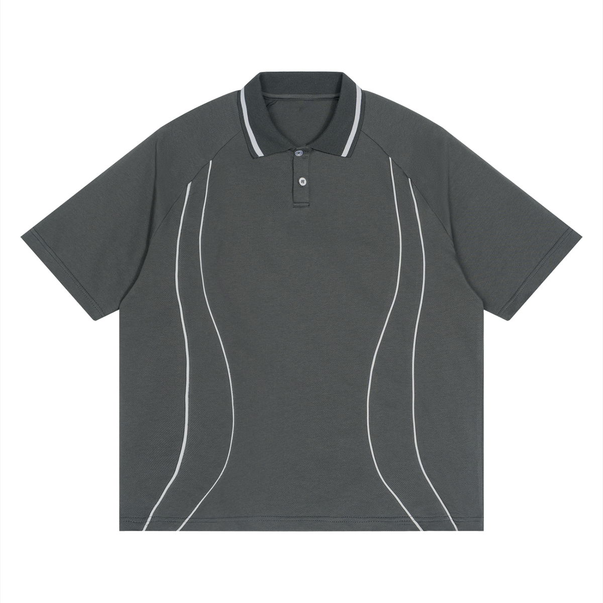 210 GSM Raglan Piping Polo Shirt (U)