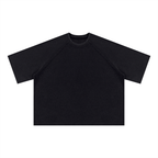 340 GSM Mineral Wash Boxy Waffle T-Shirt (U)