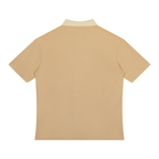 Color Block Quarter-Zip Polo Shirt