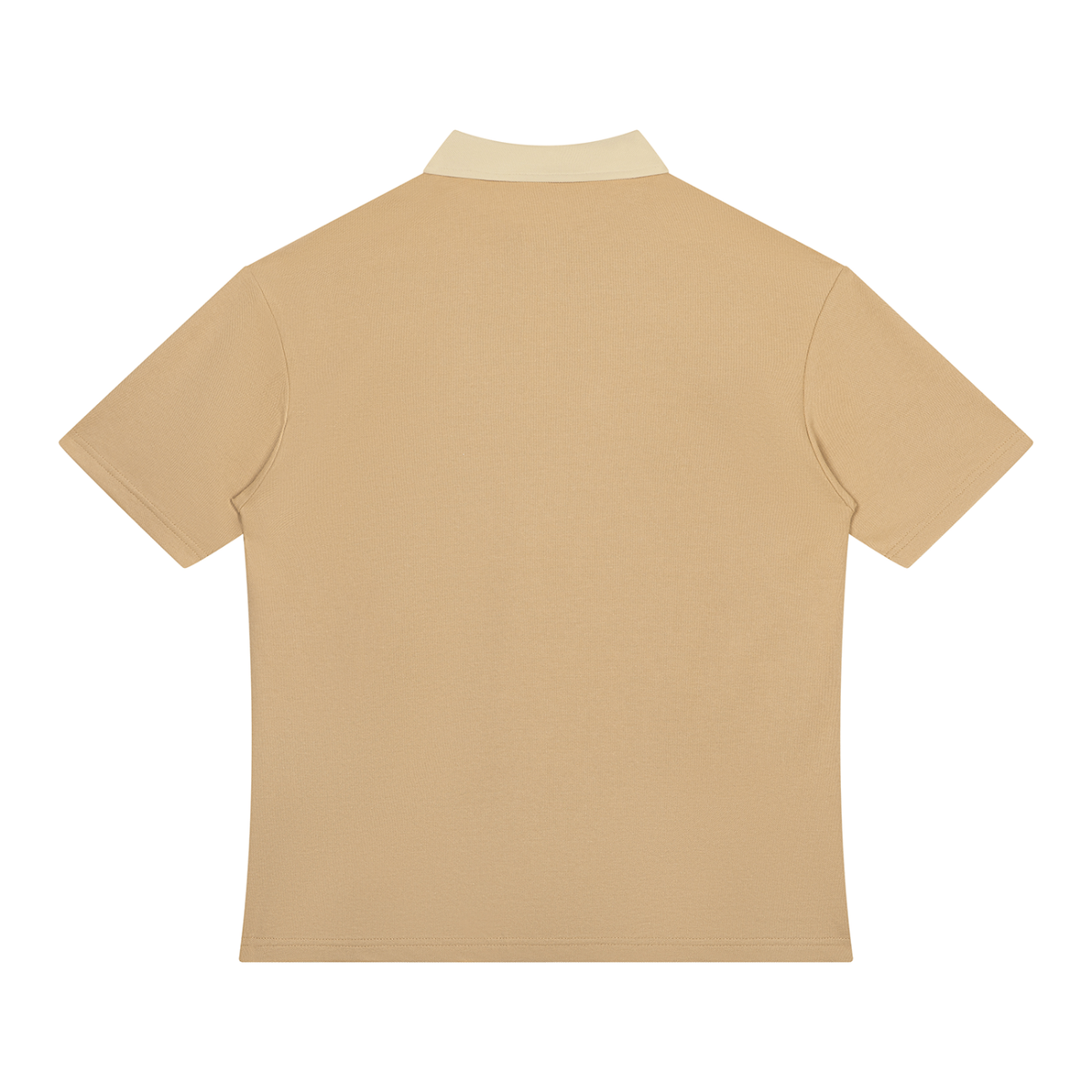 Color Block Quarter-Zip Polo Shirt