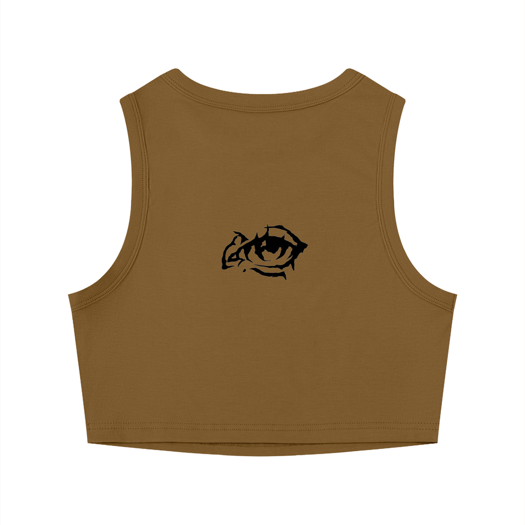 Women's Tight Crewneck Crop Tank Top