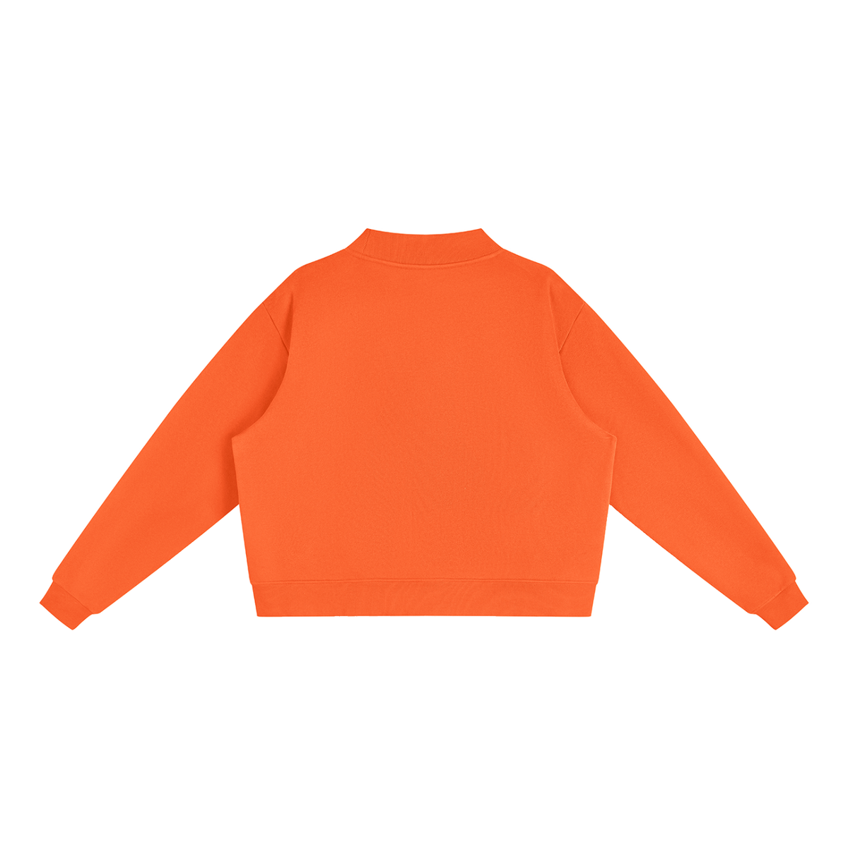 Women's Essential Fleece Mock-Neck Crew Sweatshirt