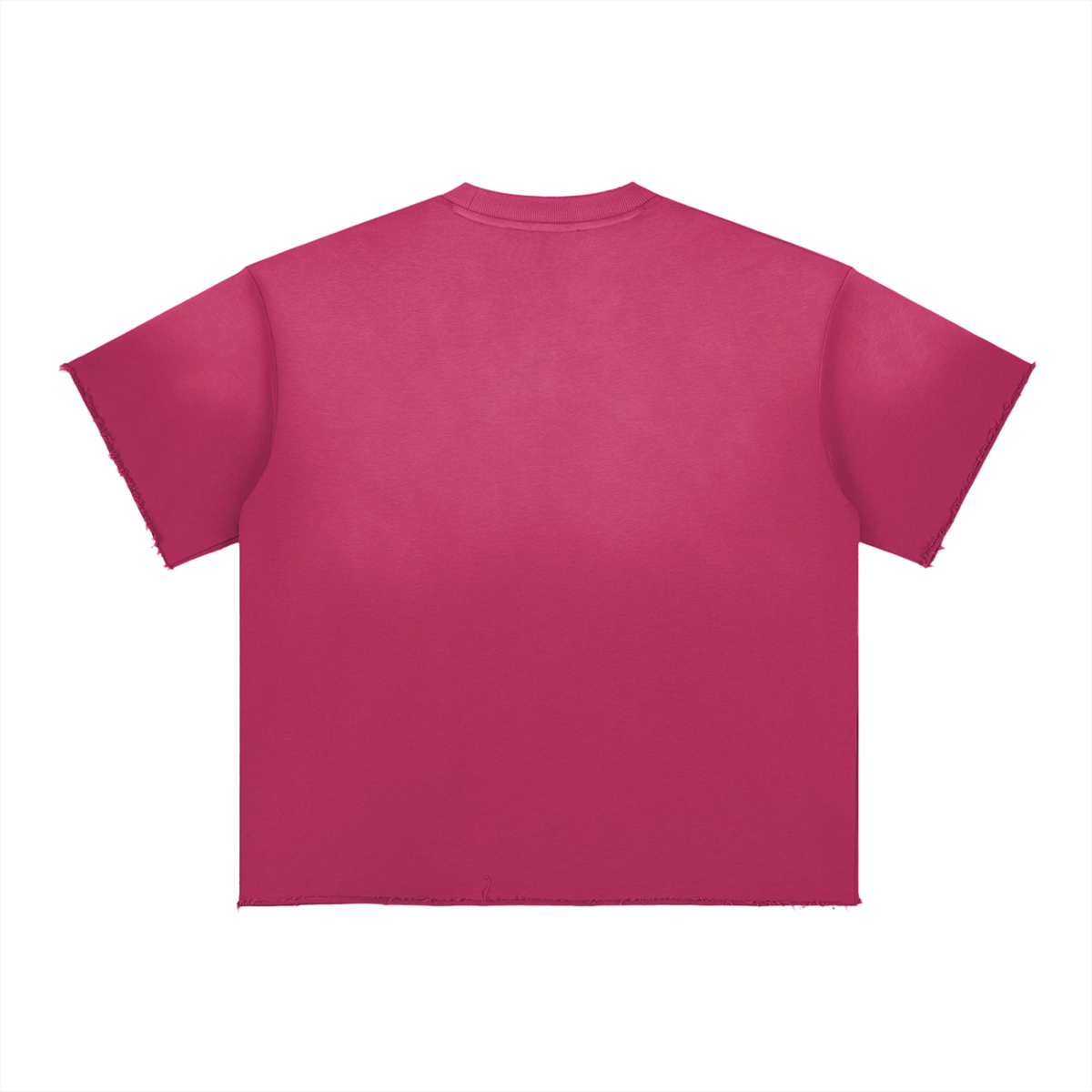 Sun Faded Raw Edge T-Shirt