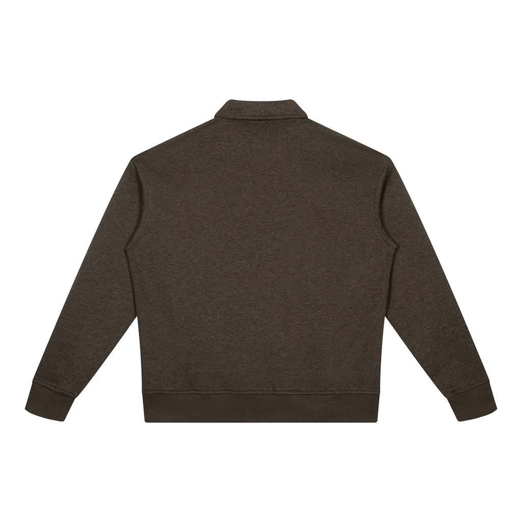 350 GSM Boxy Quarter-Zip Sweatshirt (U)