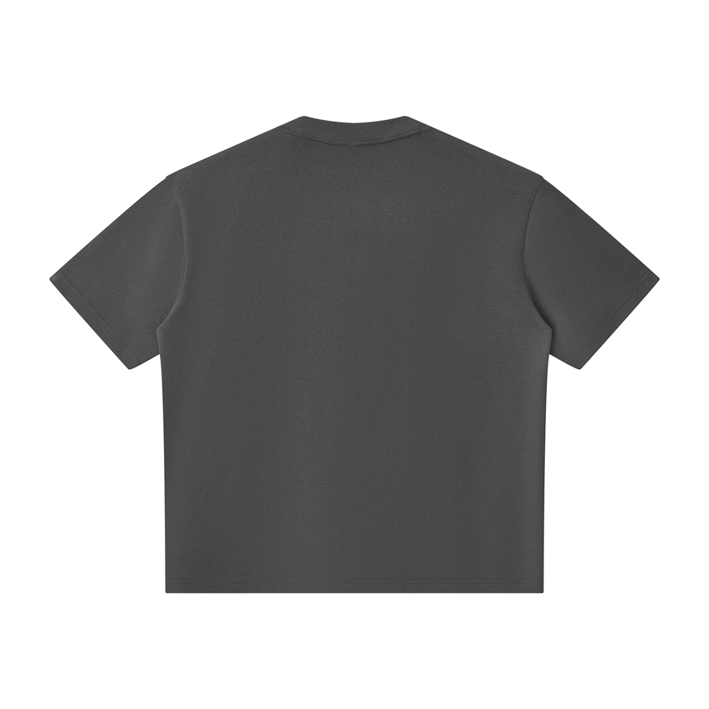 230 GSM Oversized Piping Henley T-Shirt (U)