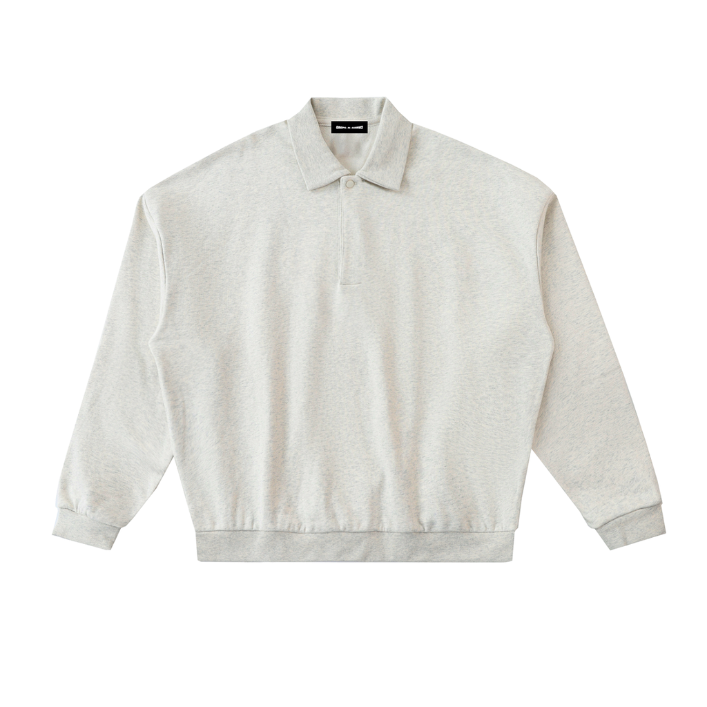 Heavyweight Fleece Polo Sweatshirt