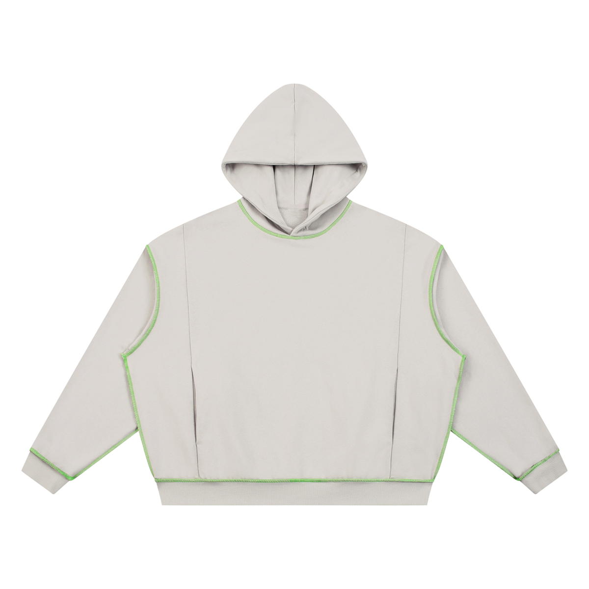 Heavyweight Boxy Topstitch Hoodie
