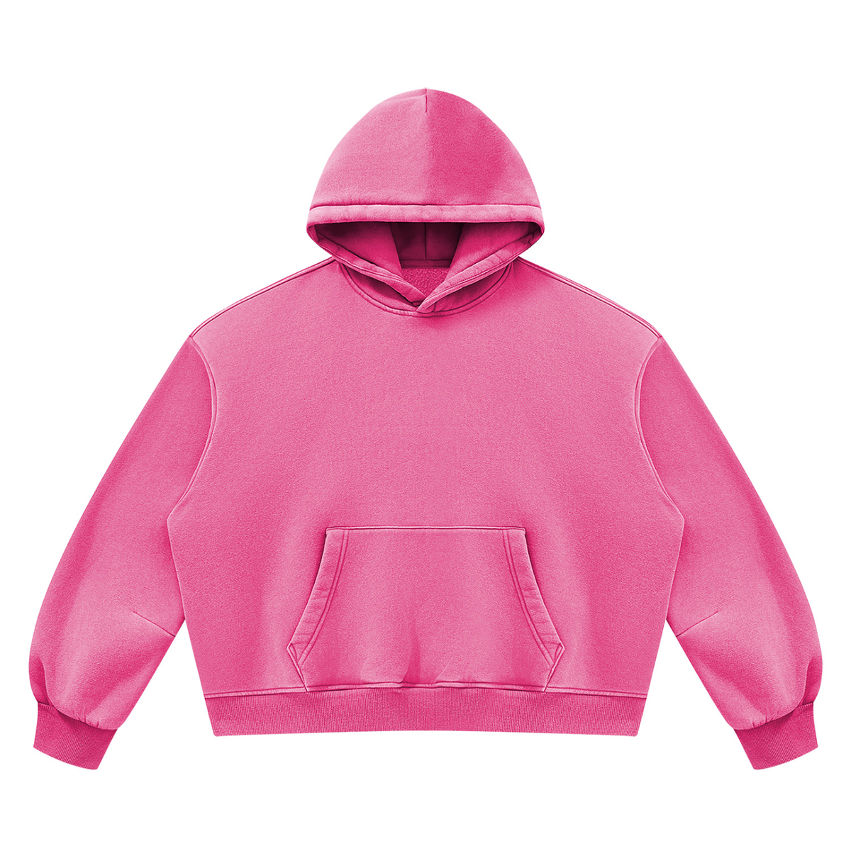 390 NGSM Vintage Wash Boxy Fleece Hoodie (U)
