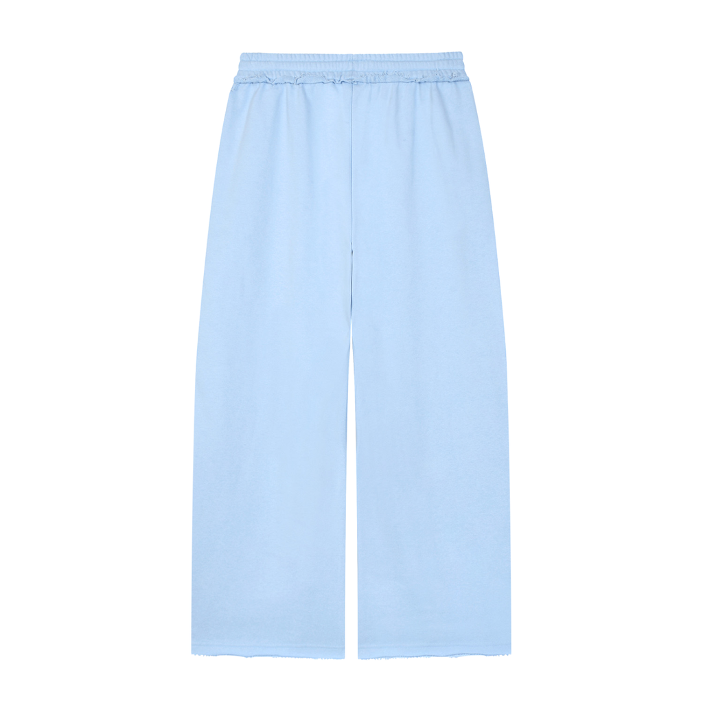 350 GSM Wide Leg Raw Edge Sweatpants (W)