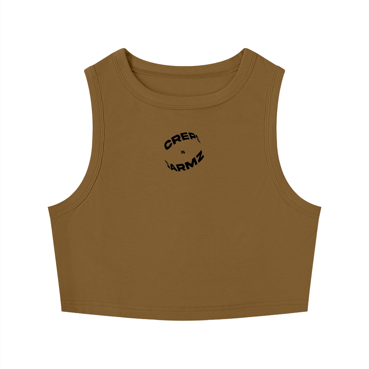 Women's Tight Crewneck Crop Tank Top