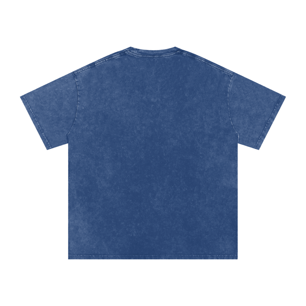 Snow Wash Oversized Cotton T-Shirt