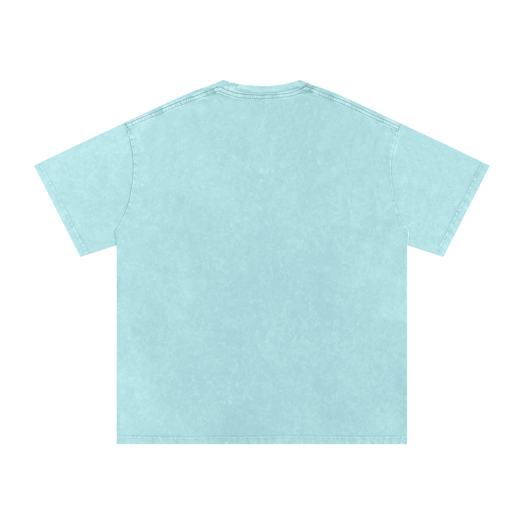 Snow Wash Oversized Cotton T-Shirt