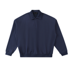 Heavyweight Fleece Polo Sweatshirt