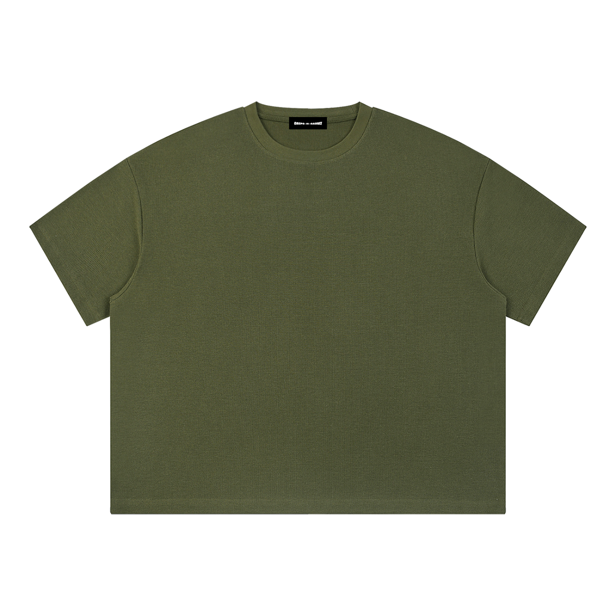 Waffle Boxy T-Shirt – 270 GSM