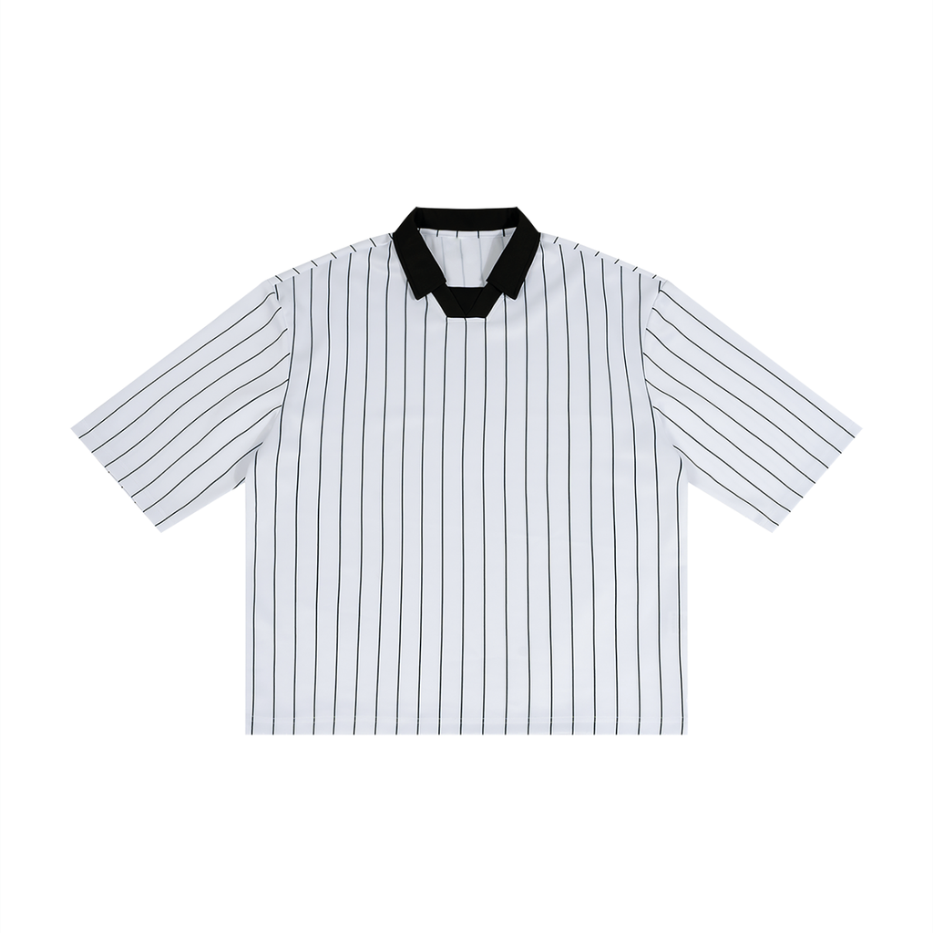 Pinstripe Collared Soccer Jersey