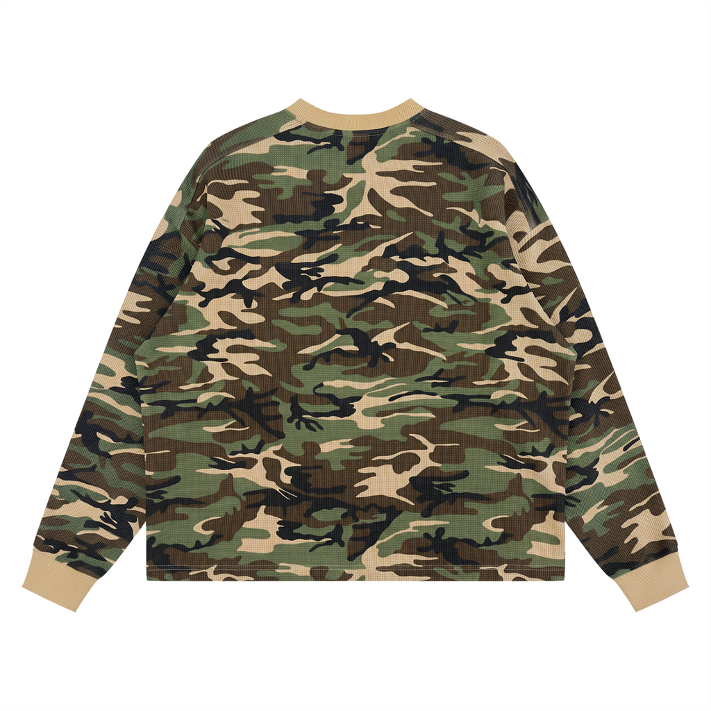 300 GSM Military Boxy Long Sleeve T-Shirt