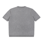 Cotton Knit Short Sleeve Henley T-Shirt