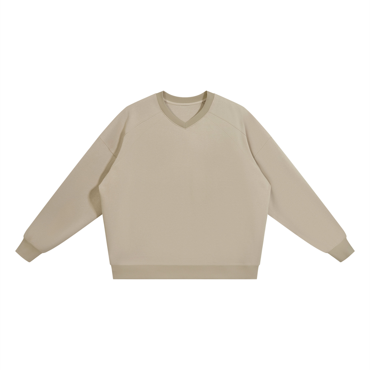 350 GSM Oversized V-Neck Sweatshirt (U)