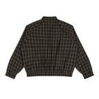 130 GSM Plaid Full-Zip Track Jacket (U)
