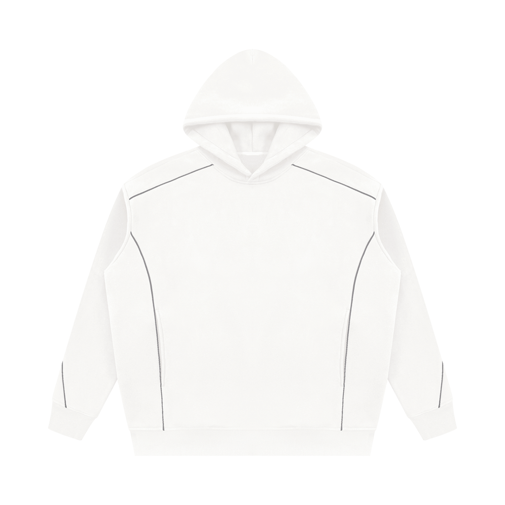 345 GSM Oversized Piping Fleece Hoodie (U)