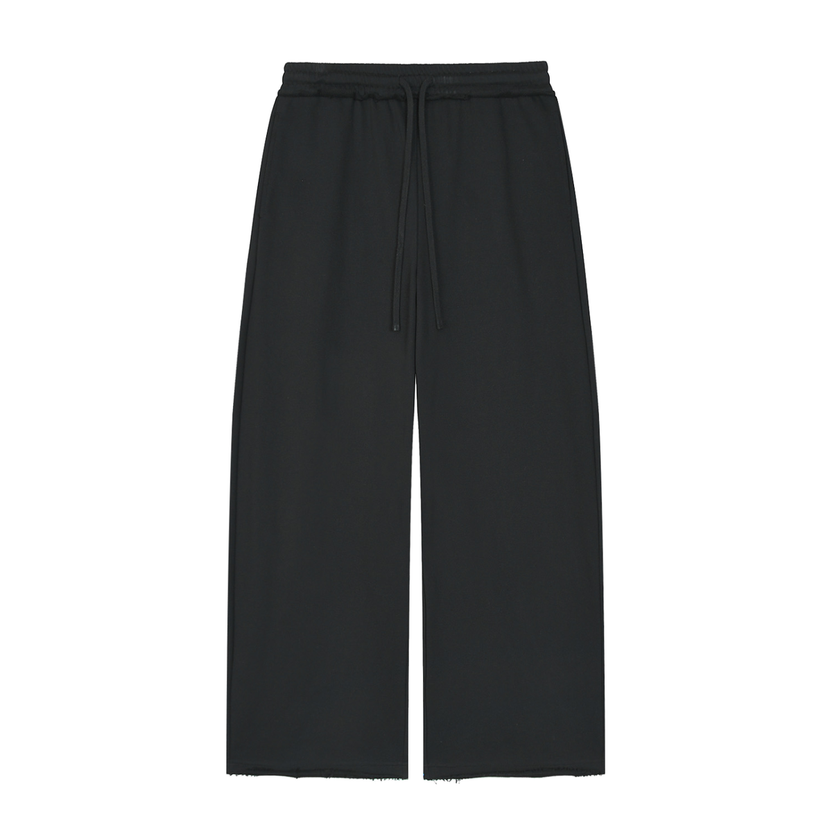 350 GSM Wide Leg Raw Edge Sweatpants (W)