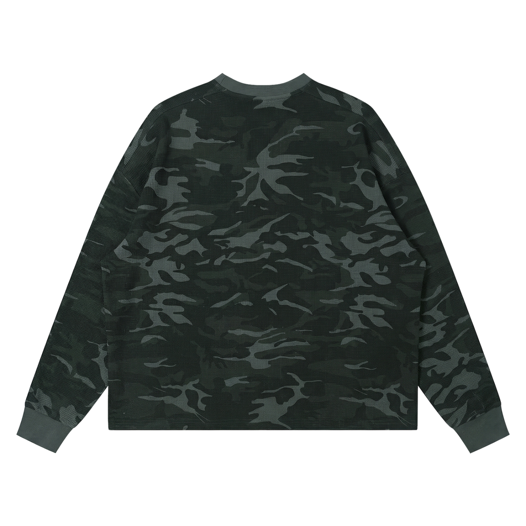 300 GSM Military Boxy Long Sleeve T-Shirt