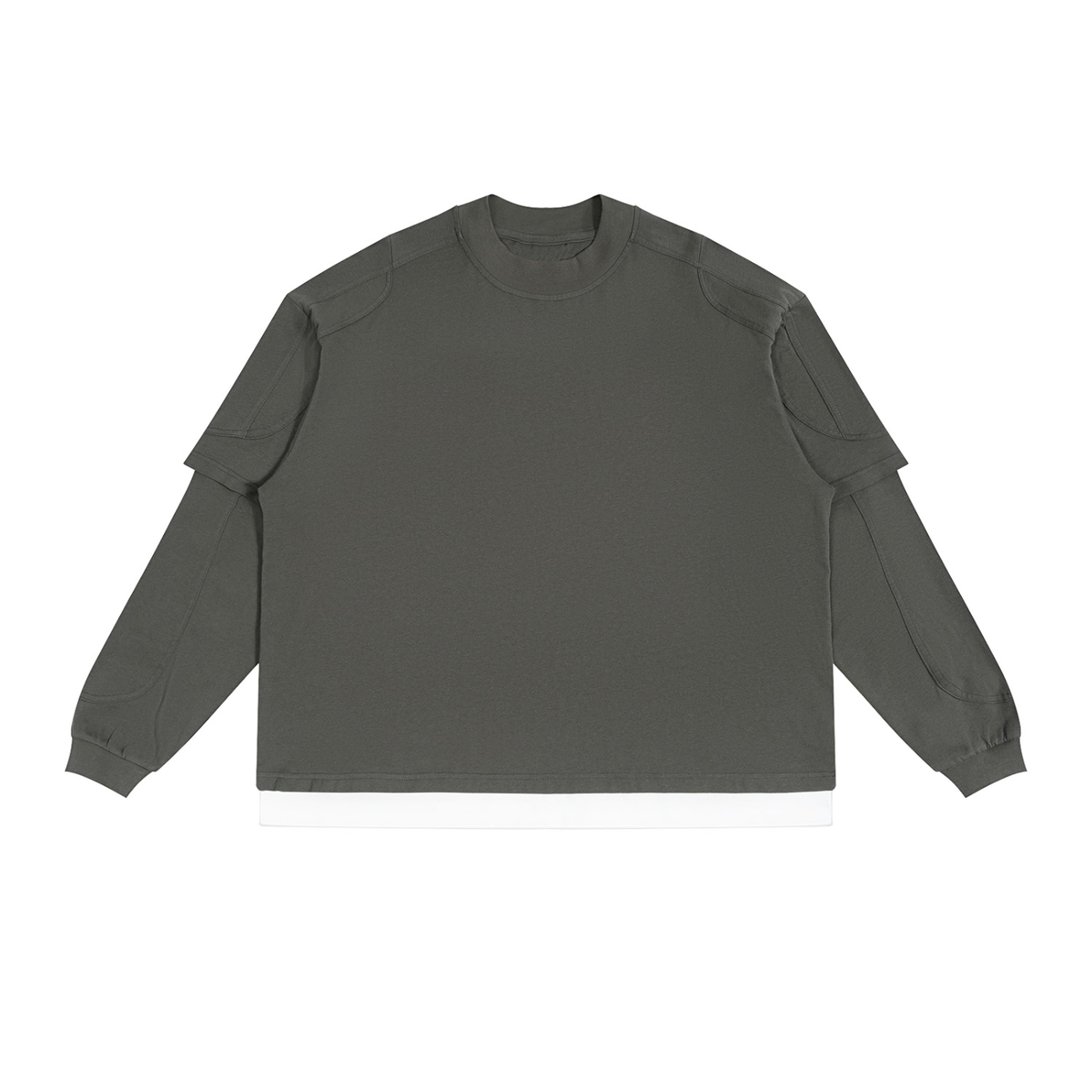 Paneled Layer Color Block T-Shirt