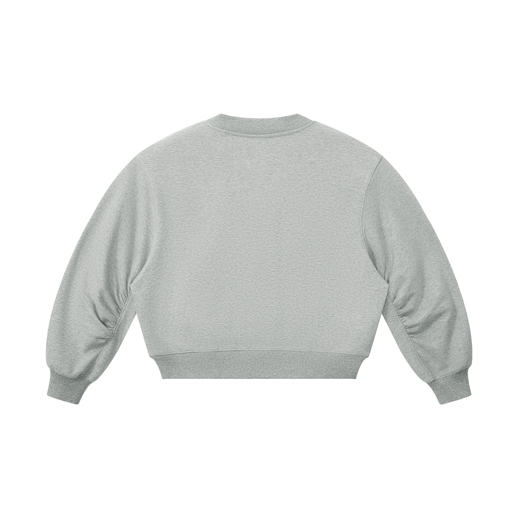 280 GSM Crop V-Neck Sweatshirt