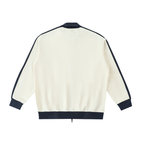 Contrast Trim Stand Collar Jacket II