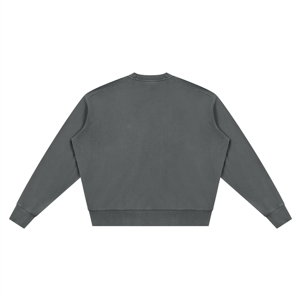360 GSM Vintage Wash Crewneck Sweatshirt (U)