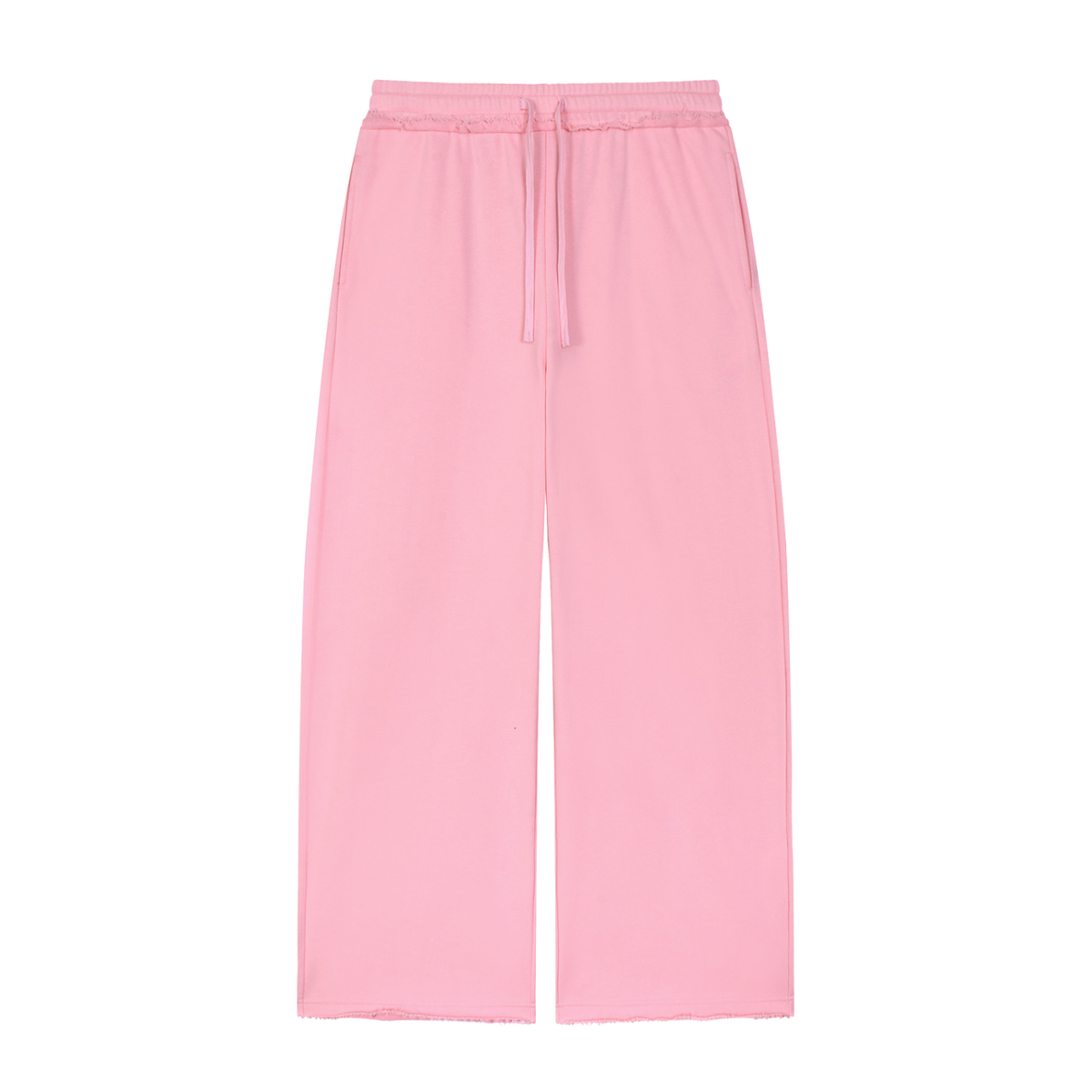 350 GSM Wide Leg Raw Edge Sweatpants (W)