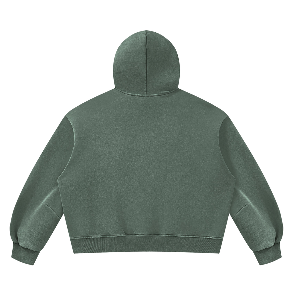 390 NGSM Vintage Wash Boxy Fleece Hoodie (U)