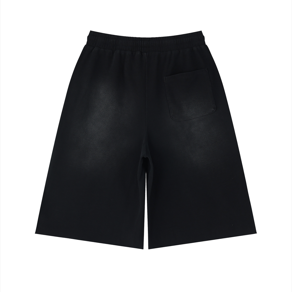 340 GSM  Sunfade Raw Edge Shorts (U)
