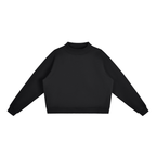 350 GSM Essential Fleece Mock-Neck Crew Sweatshirt (W)