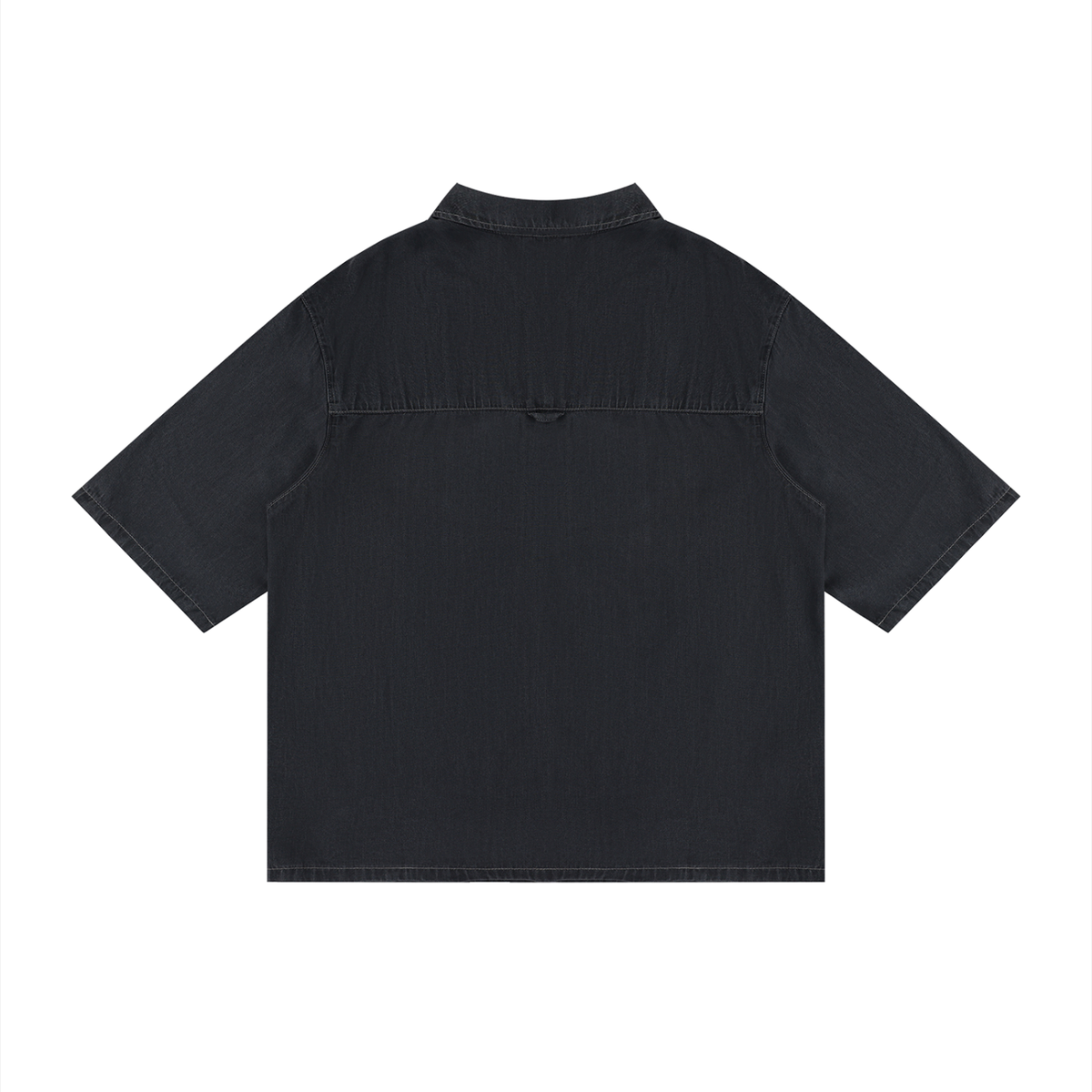 Vintage Wash Drop Shoulder Lyocell Shirt