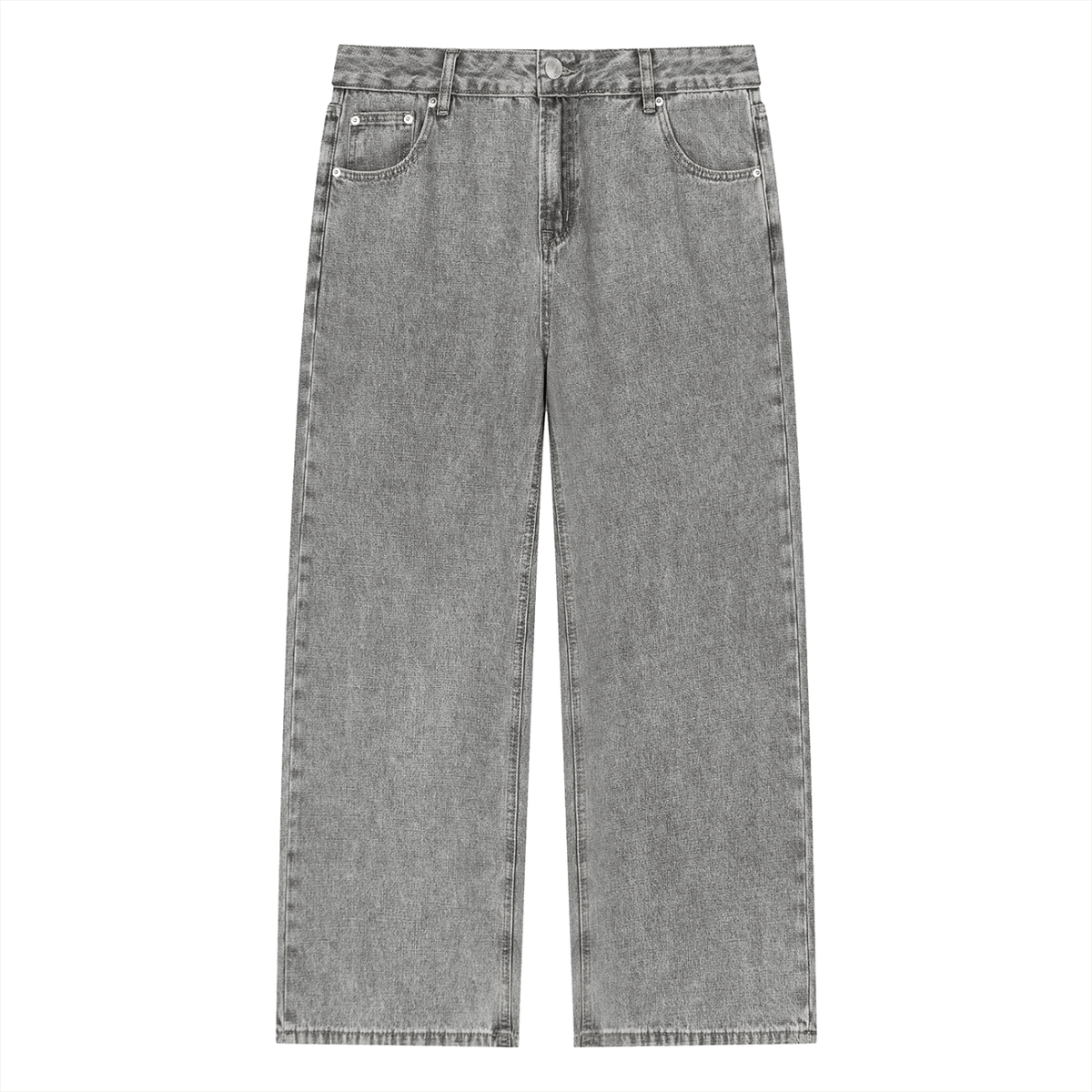 365 GSM Vintage Wash Straight Leg Jeans (U)