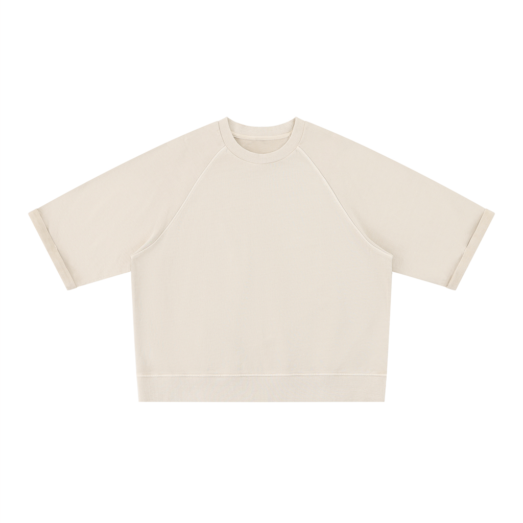 320 GSM Vintage Wash Boxy Short Sleeve Sweatshirt