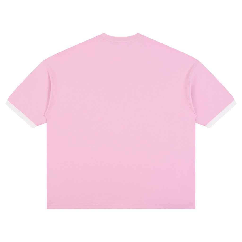 230 GSM Color Block Drop Shoulder T-Shirt