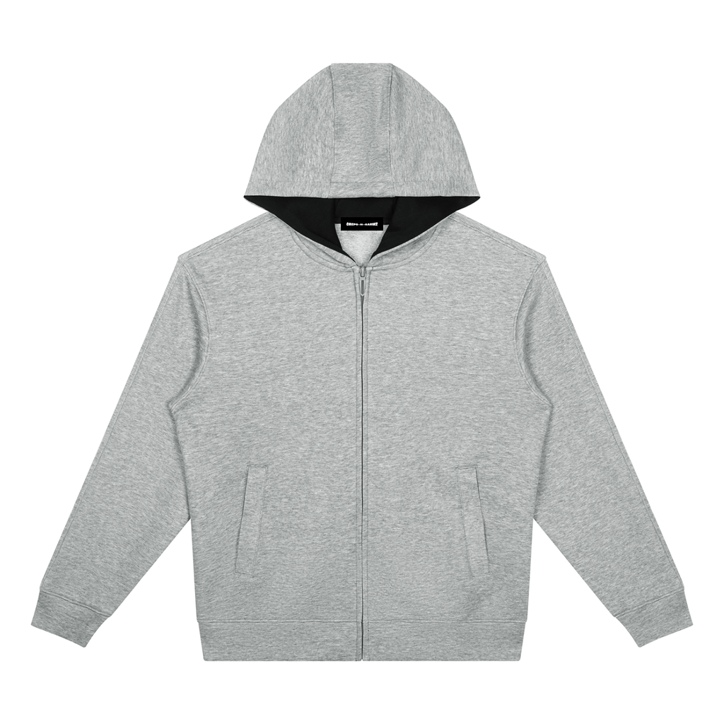 380 GSM Drop Shoulder Full Zip Hoodie (U)