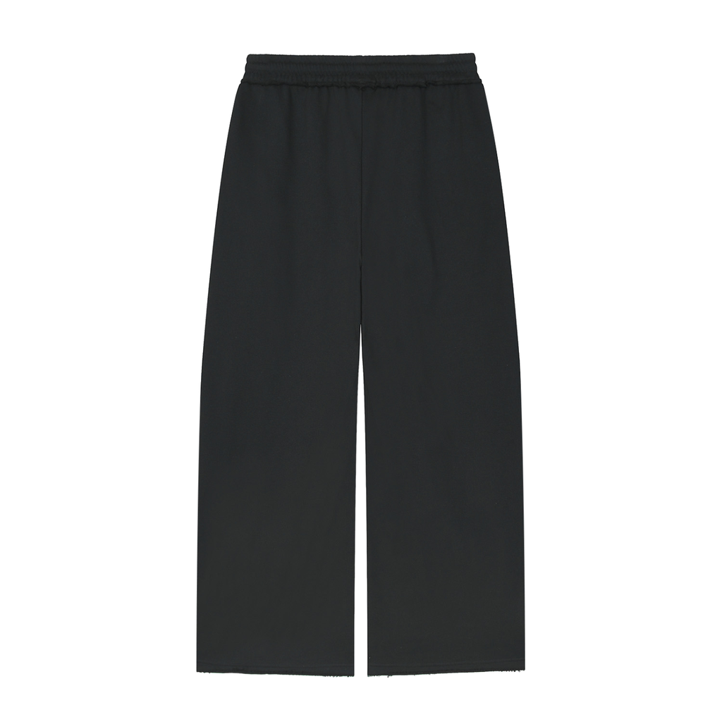 350 GSM Wide Leg Raw Edge Sweatpants (W)