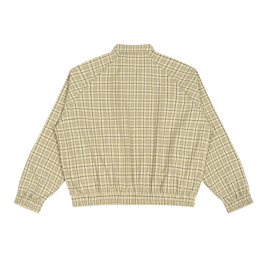 130 GSM Plaid Full-Zip Track Jacket (U)