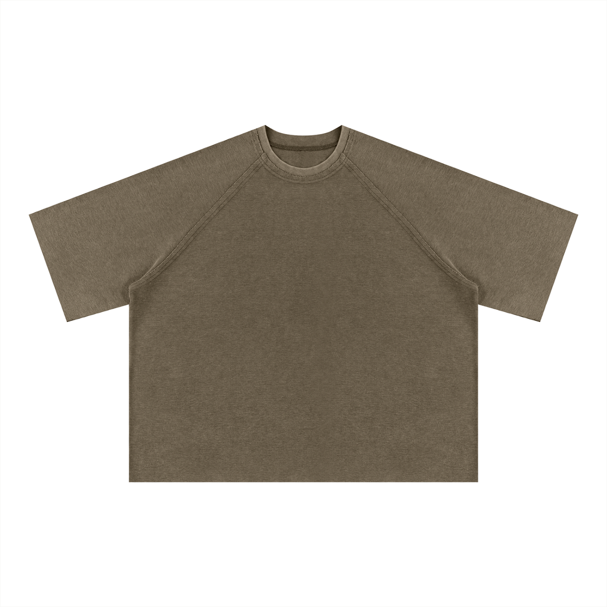 340 GSM Mineral Wash Boxy Waffle T-Shirt (U)