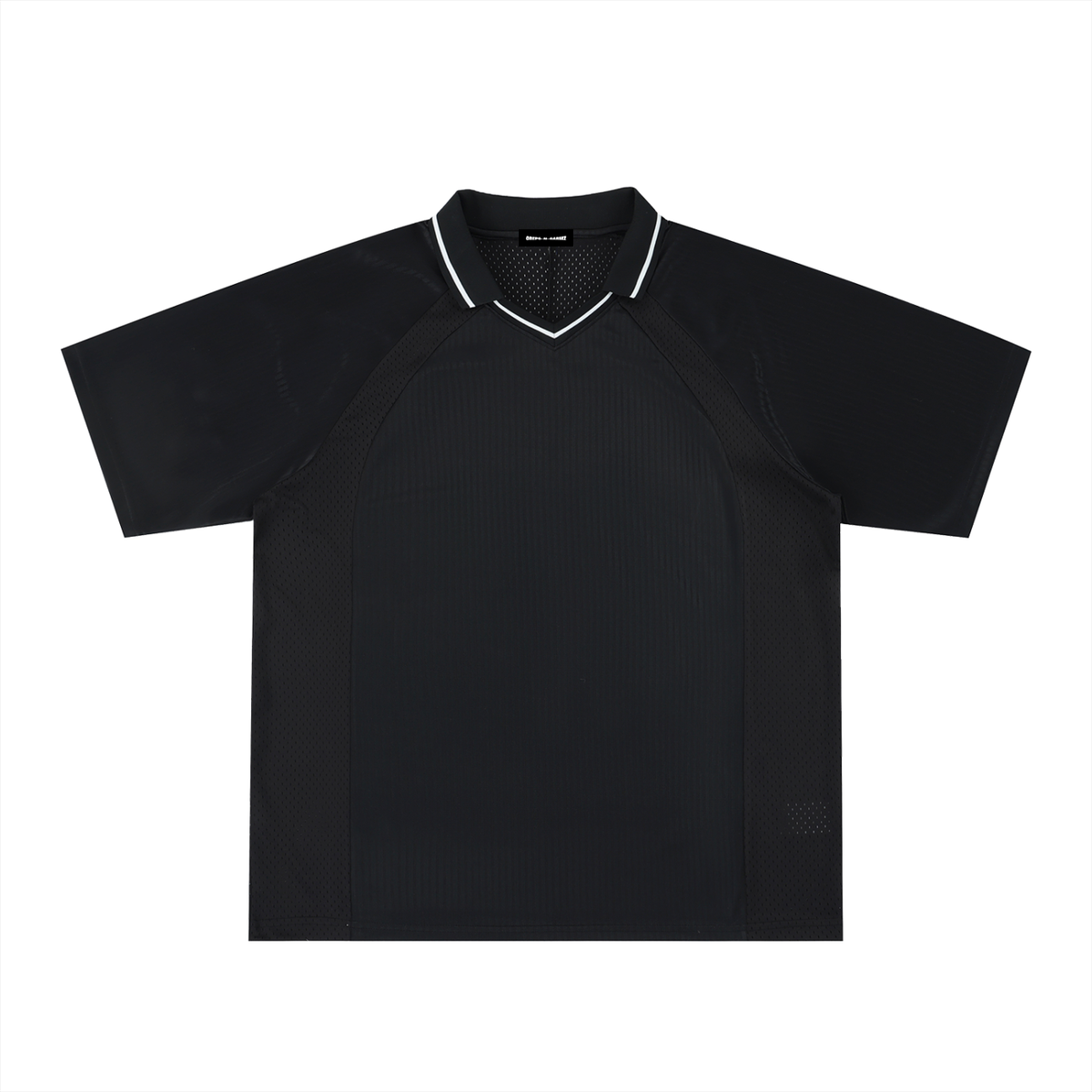 Striped V-Neck Soccer Jersey