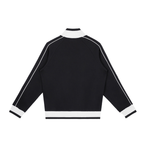 Color Block Raglan Sleeve Zip Track Jacket